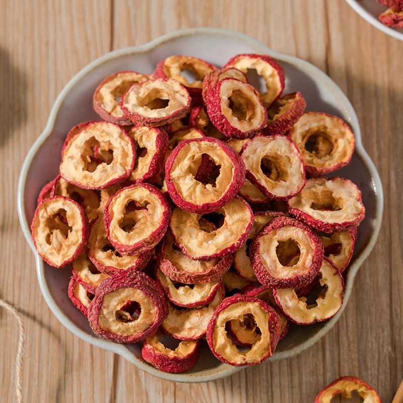 Dried Hawthorn Rings Shan Zha Seedless Slices for Tea and Snacking 1000g - Image 2