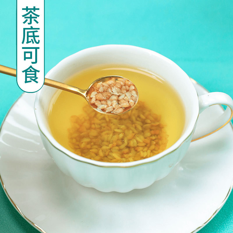 Roasted Yellow Tartary Buckwheat Tea Ku Qiao Mai 180g Canned Loose Herbal Tea - Image 2