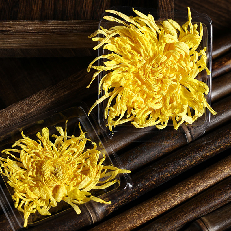 Golden Silk Imperial Chrysanthemum Flower Tea 8g Premium Herbal Floral Tea - Image 2