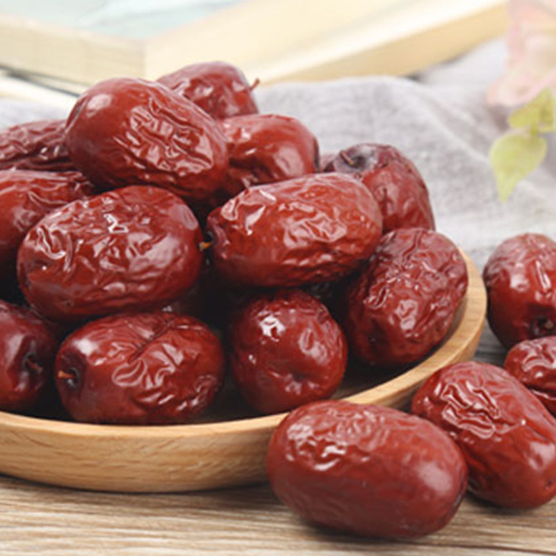 Xinjiang Grey Jujube Dried Red Dates Hui Zao Whole Fruit Ready to Eat 500g for Tea Congee and Soup - Image 4
