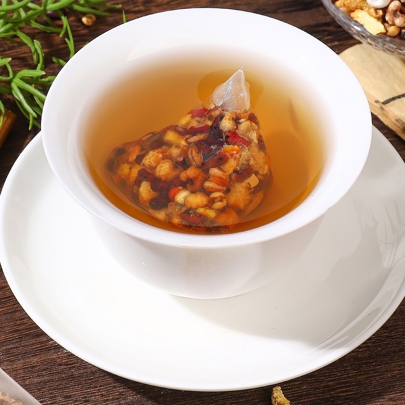 Poria Coix Barley Wellness Tea Fu Ling Yi Mi Cha 8g x 20 Bags Traditional Herbal Flower Tea - Image 4