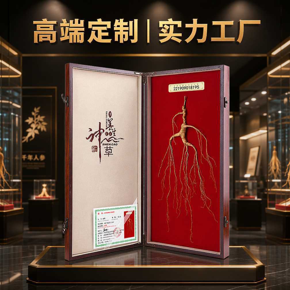 Changbai Mountain Forest Ginseng Gift Box Dried Mountain Ginseng Roots for Holiday and Business Gifting - Image 3