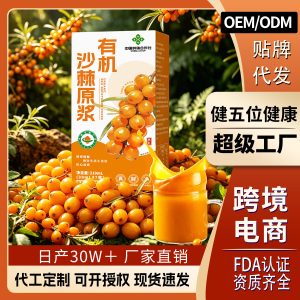 Organic Sea Buckthorn Puree Sha Ji 210ml Concentrated Juice Single Box