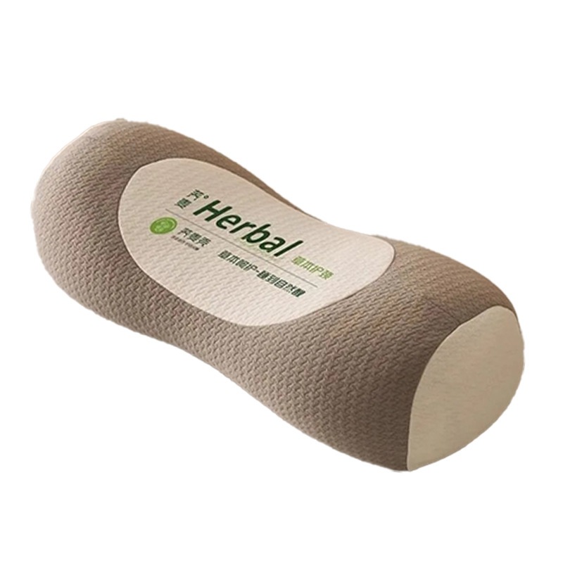 Buckwheat Hull Pillow Yuanbao Neck Support Pillow with Mugwort for Sleep and Neck Comfort - Image 5