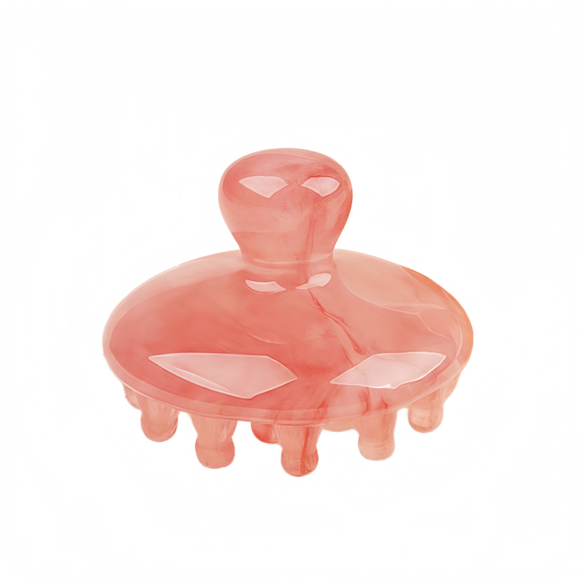 Resin Gua Sha Meridian Brush Body Massage Comb for Abdominal and Full Body Circulation Care 130g - Image 5