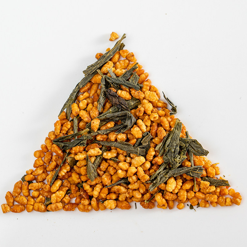 Japanese Genmaicha Brown Rice Green Tea 250g 50 Teabags for Daily Hot Brewing - Image 4