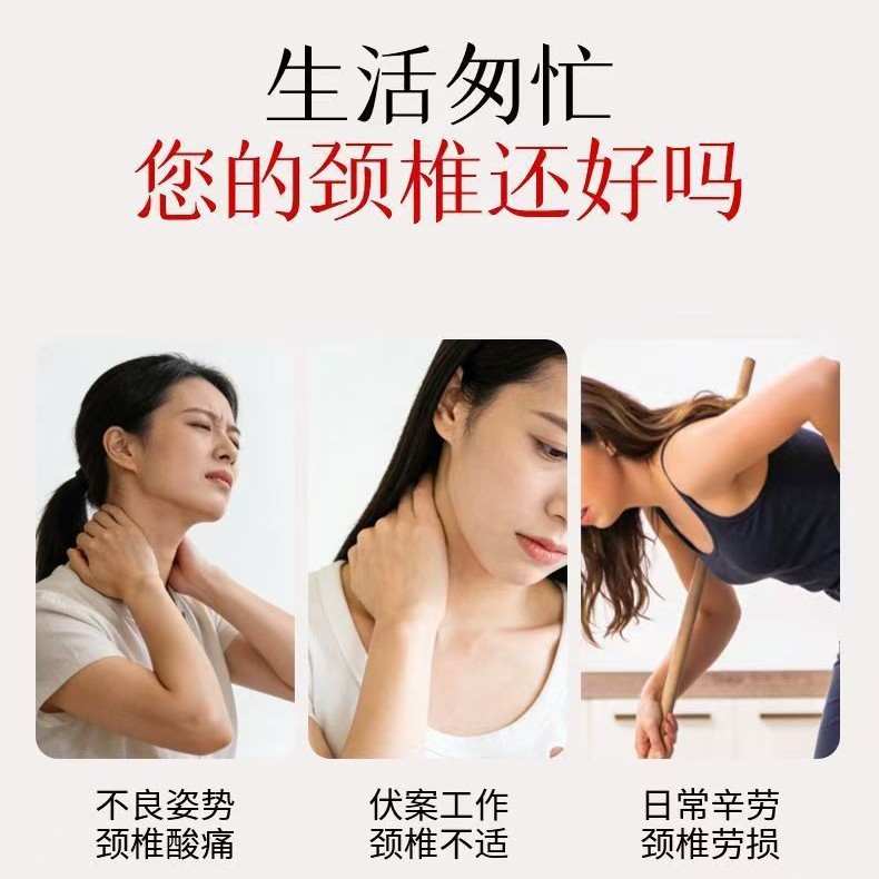 Smokeless Moxa Heating Pillow for Neck and Waist Dual Use Home Warm Compress with 54 Aged Moxa Cones - Image 4