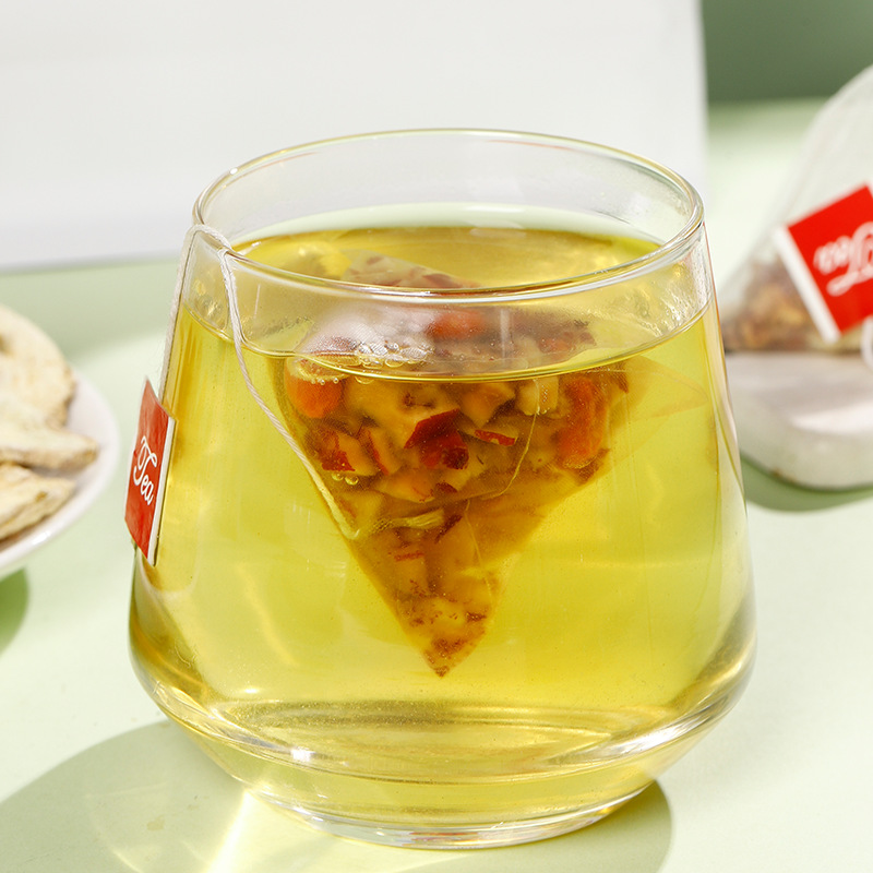 Sanfu Ginger Jujube Tea (Zingiber officinale, Ziziphus jujuba, Lycium barbarum) — Seasonal Herbal Blend, 5g × 20 Bags - Image 2