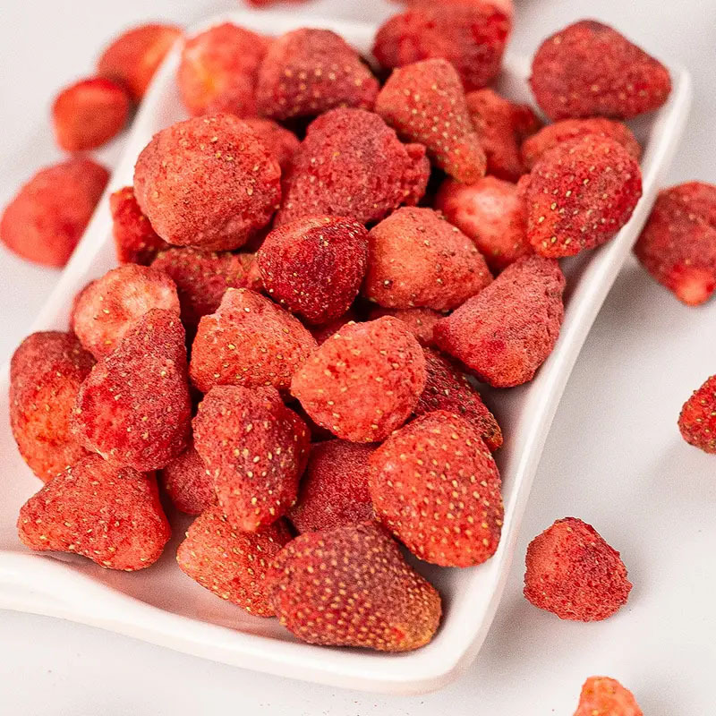 Freeze-Dried Strawberry Dices (Fragaria × ananassa) — Crisp Fruit Snack, 500g - Image 3