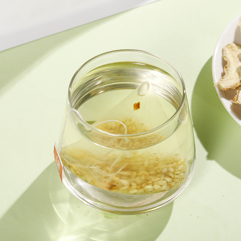 Chen Pi Jiang Mi Cha (Tangerine Peel, Ginger & Roasted Rice Tea) — Triangle Tea Bags - Image 2