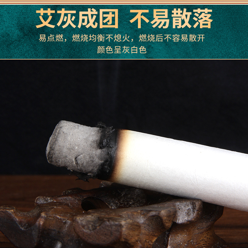 Aged Moxa Stick Ai Tiao 5 Year Mugwort Wool Hand Rolled Moxibustion Bar 50:1 Ratio - Image 4