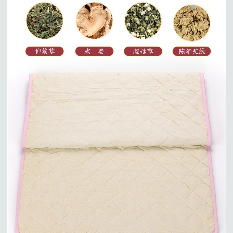 Electric Moxibustion Heating Pad with Mugwort Ai Cao Filler 9-Level Temperature Control Warm Body Mat - Image 4