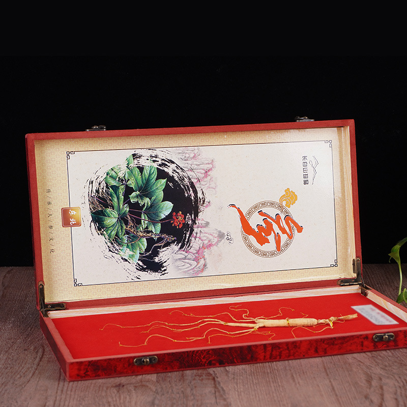 Changbai Mountain Wild-Forest Ginseng Gift Box Dried Root for Cooking and Wine Soaking - Image 3