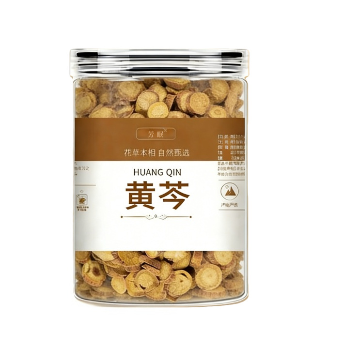 Scutellaria Root Slices Huang Qin 100g Jar Dried Chinese Herb for Decoction and Tea - Image 5