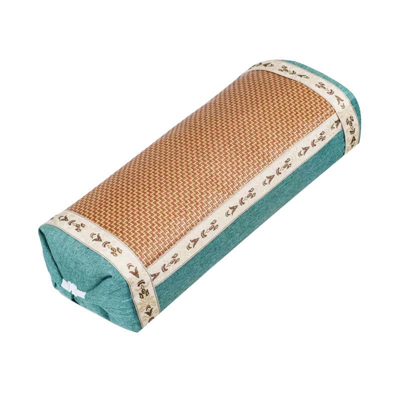 Mugwort Cooling Cervical Pillow Ai Cao Summer Sleeping Pillow with Rattan Mat Cover Neck Support Pillow - Image 5