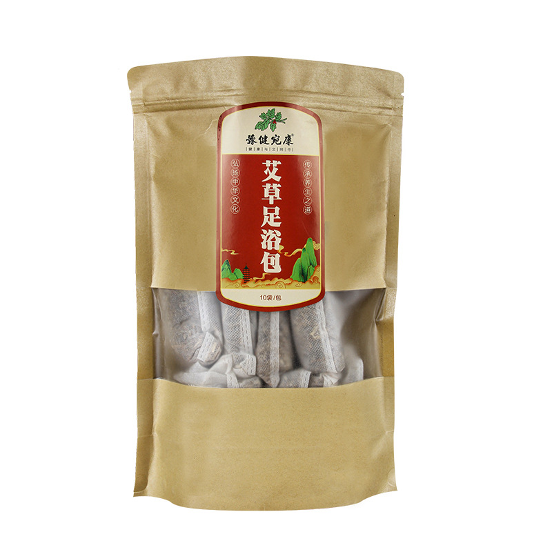 Eight Herb Mugwort Foot Soak Pack Ai Ye 10 Bags 30g Each Traditional Chinese Foot Bath - Image 5