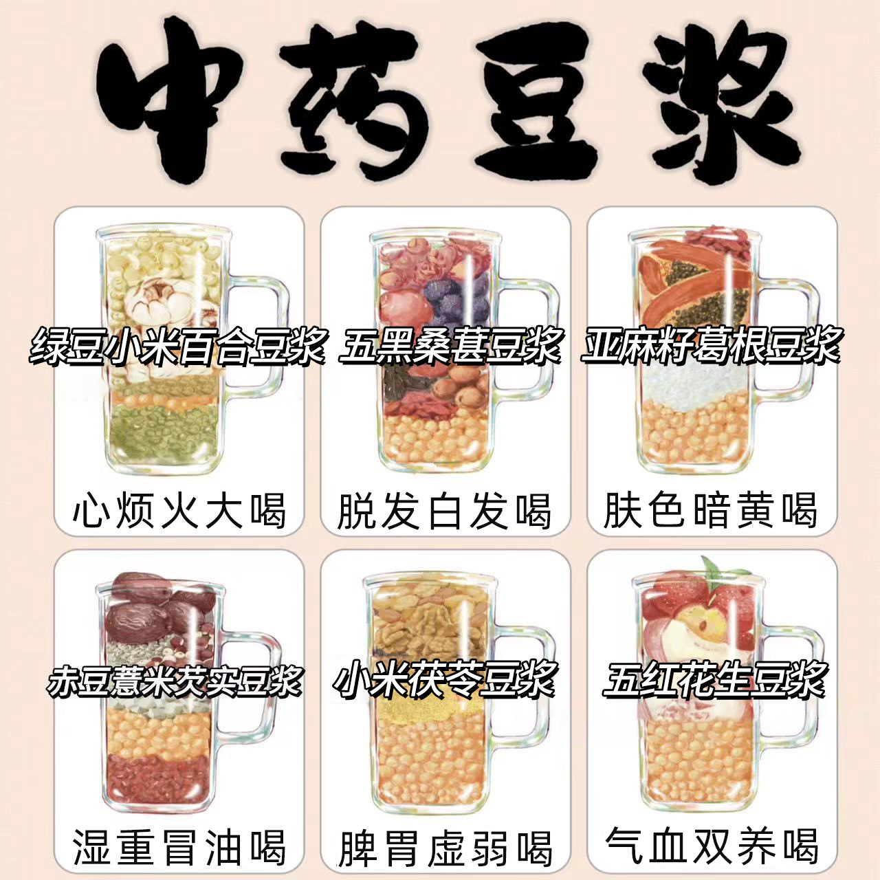 12 Flavor Soy Milk Ingredient Pack 700g Whole Grain Blend for High Speed Blender Breakfast Drinks - Image 2