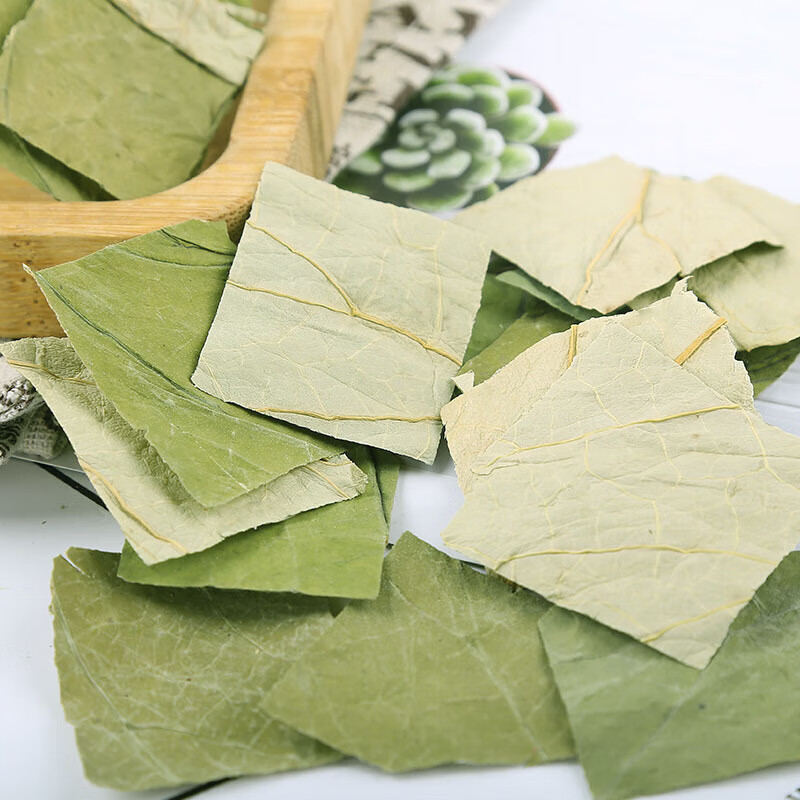 Weishan Lake Lotus Leaf Tea Granules 500g Dried He Ye Loose Herbal Tea for Brewing - Image 3