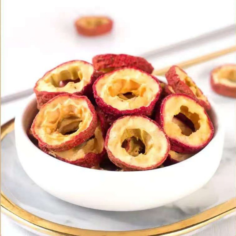 Shan Zha Slices (Crataegus pinnatifida) — Pitted Dried Hawthorn Fruit for Tea & Soup - Image 3