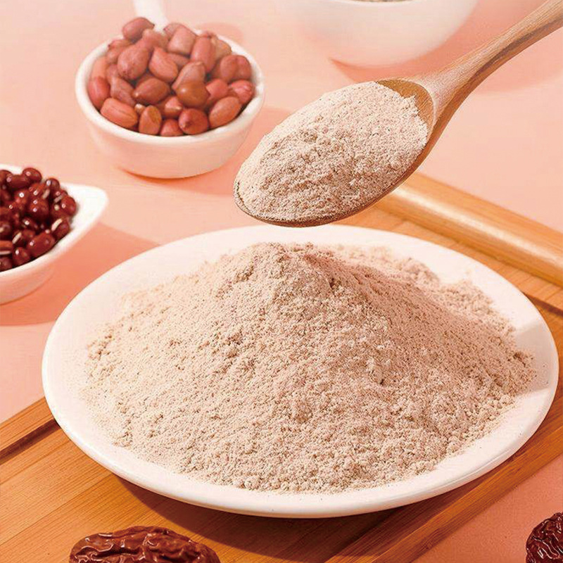 Five Red Powder Wu Hong Fen Instant Herbal Grain Drink 25g x 10 Sticks Daily Breakfast Meal Replacement - Image 4