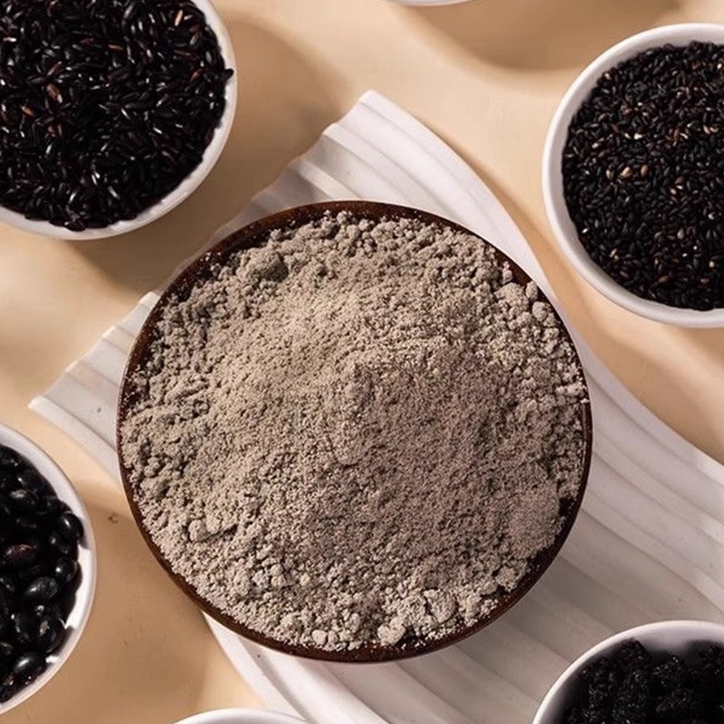Nine Black Nourishing Powder 400g Black Goji Mulberry Black Sesame Quinoa Breakfast Meal Replacement - Image 3