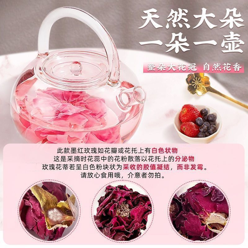 Mo Hong Rose Bud Tea 40g Dried Rose Petals for Brewing Herbal Flower Tea Gift - Image 4
