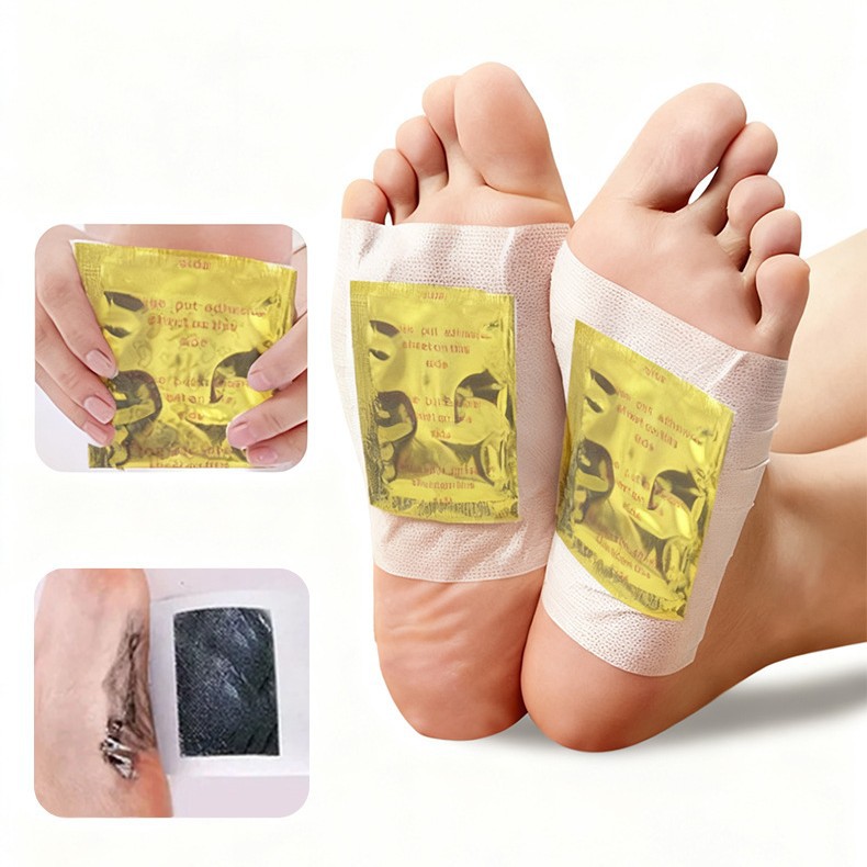 Kinoki Foot Patch Detox Foot Pads with Adhesive Tape 10 Patches White Box - Image 5