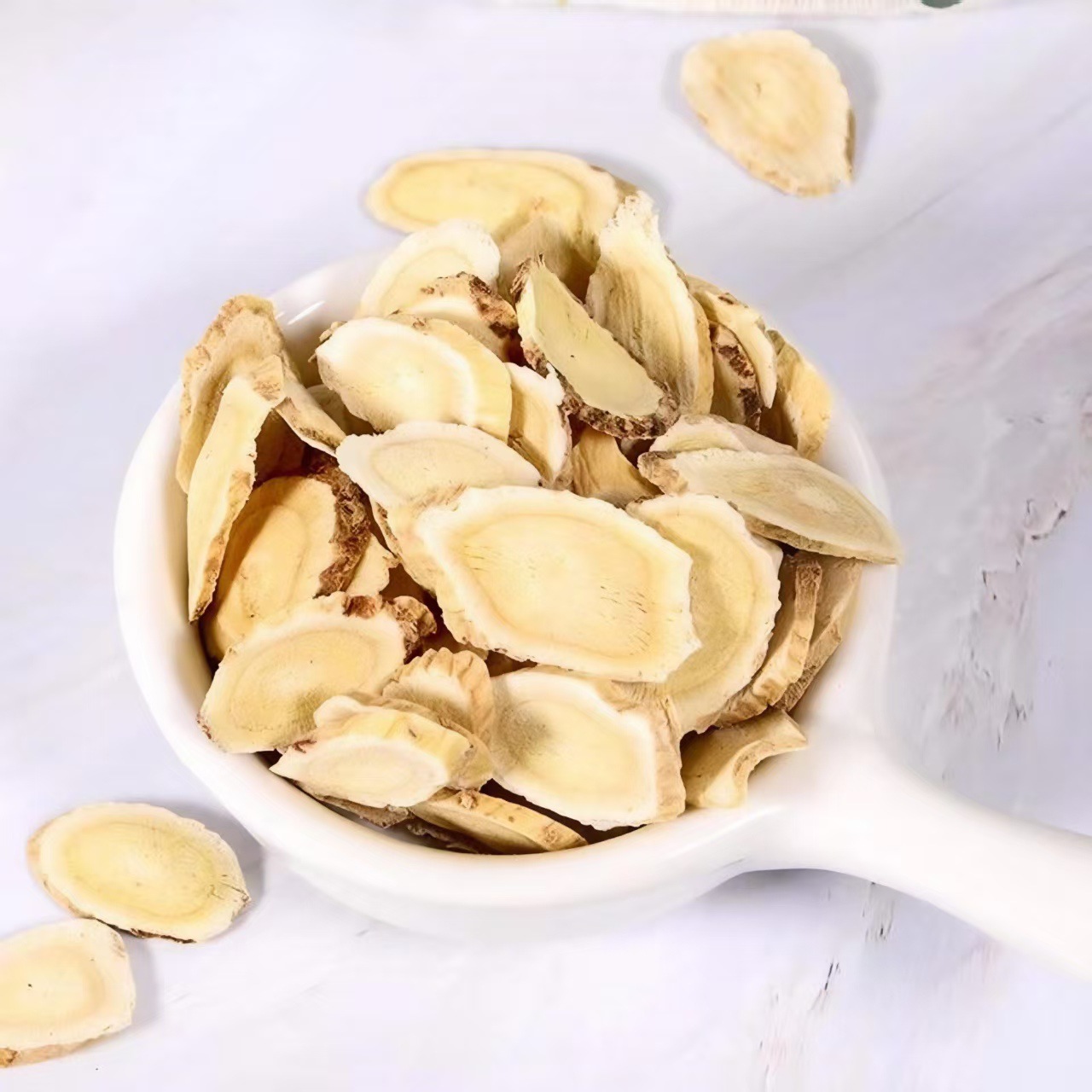 Huang Qi Slices (Astragalus membranaceus) — Gansu Minxian Dried Root Slices for Soup & Tea - Image 2