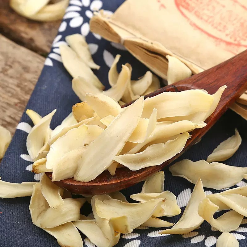 Dried Longya Lily Bulb Slices 500g Bai He Traditional Herbal Ingredient for Soups Teas and Congee - Image 2