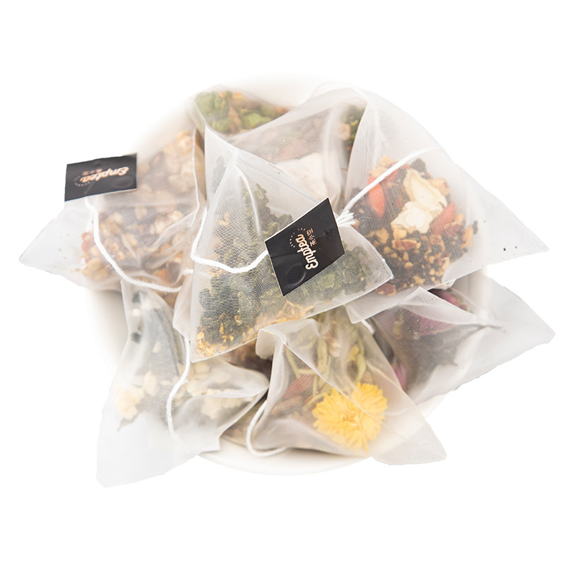 Triangle Tea Bag Sampler — Chrysanthemum, Cassia Seed, Apple Lotus & Sour Plum Herbal Blend - Image 5