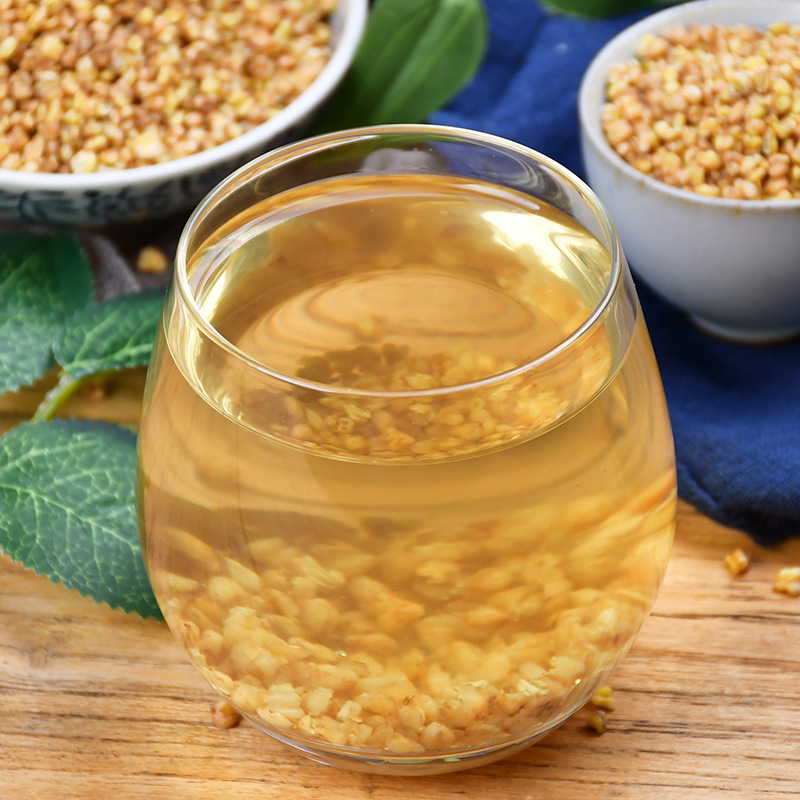 Tartary Buckwheat Tea Ku Qiao Cha 250g Canister Roasted Yellow Buckwheat Herbal Tea for Daily Brewing - Image 4