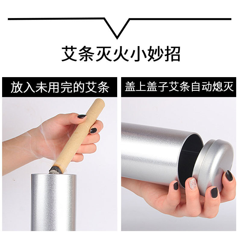 Stainless Steel Moxa Stick Extinguisher Cylinder for Moxibustion Smoke Control Home Use - Image 4