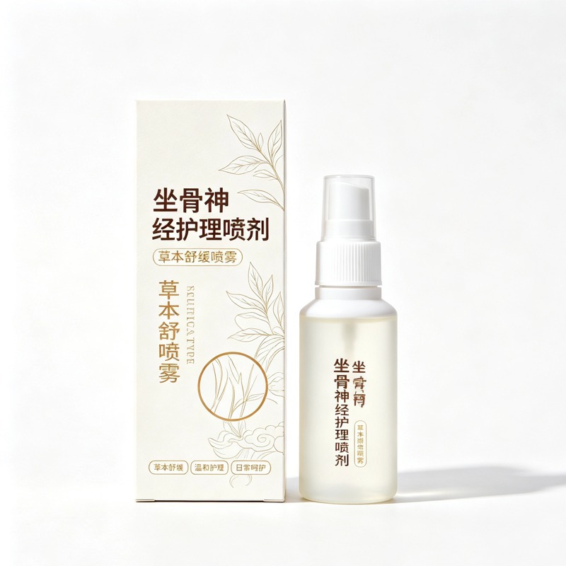 Sciatica Relief Type Herbal Spray OEM Private Label Topical Liniment for Lower Back and Knee Areas Customizable - Image 5