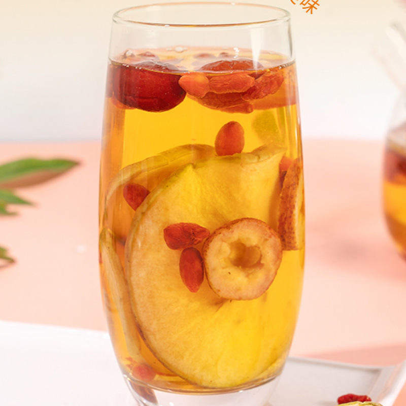 Apple Hawthorn Water Tea Bags 200g 20g x 10 Cold Brew Fruit Herbal Tea with Red Date and Orange Peel - Image 2
