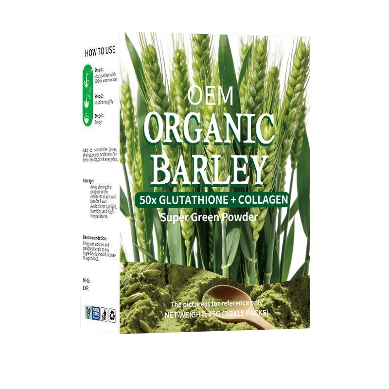 Barley Grass Juice Powder Da Mai Ruo Ye Qing Zhi Powder 45g Green Drink Mix - Image 5