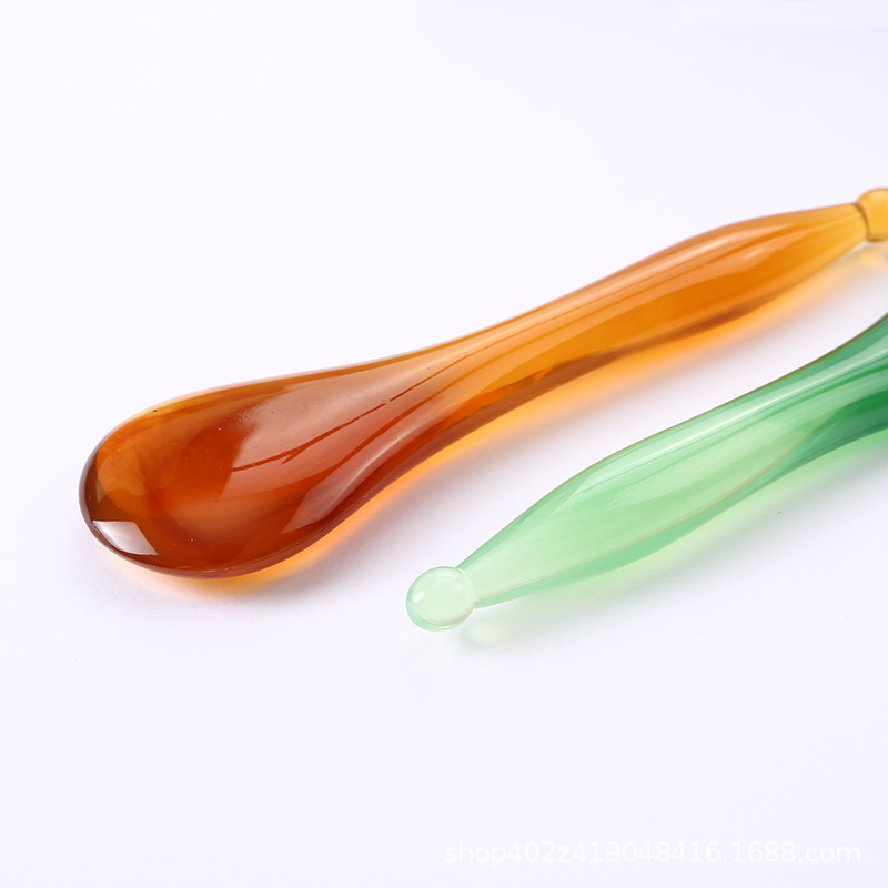 Handheld Gua Sha Massage Stick Resin Facial Beauty Wand for Body Point Care 12.7cm - Image 3