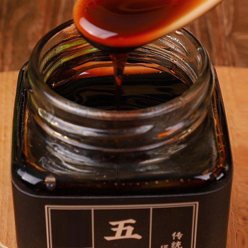 Wu Hei Gao Five Black Herbal Paste with Black Goji and Mulberry Handcrafted Tonic Paste for Daily Wellness - Image 2