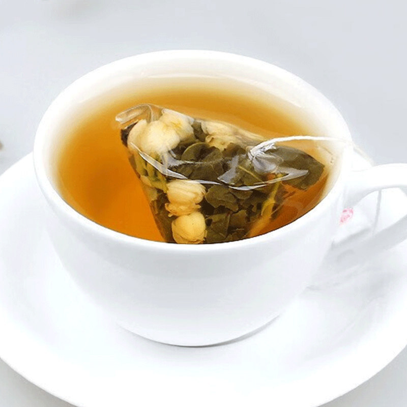 Jasmine Green Tea Bags Maojian Cold Brew Loose Leaf Tea 6 Large Bags 300 Individual Sachets Sugar Free - Image 4