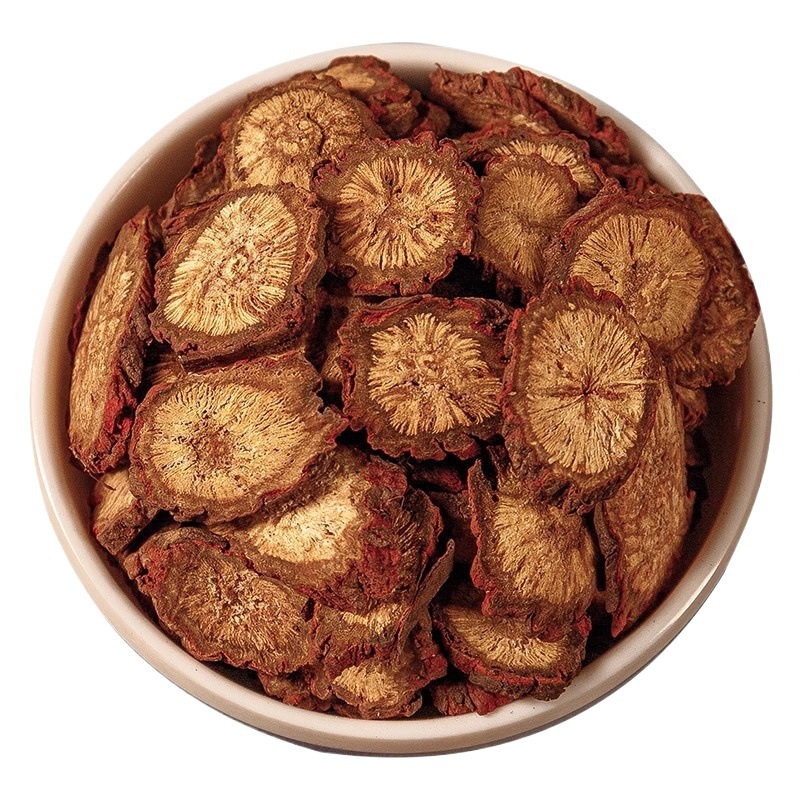 Dried Dan Shen Red Sage Root Slices 500g Wild Purple Danshen from Dabie Mountains TCM Herbal Tea and Decoction Pieces - Image 5