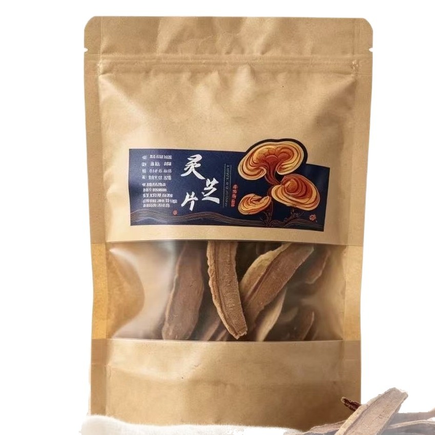Dried Reishi Mushroom Slices Ling Zhi 50g Ganoderma Lucidum for Tea and Soup - Image 5