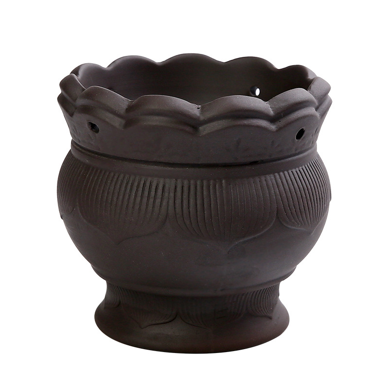 Purple Clay Moxibustion Fire Dragon Cup Ceramic Gua Sha Jar Portable Moxa Burner for Home Body Care 700g - Image 5