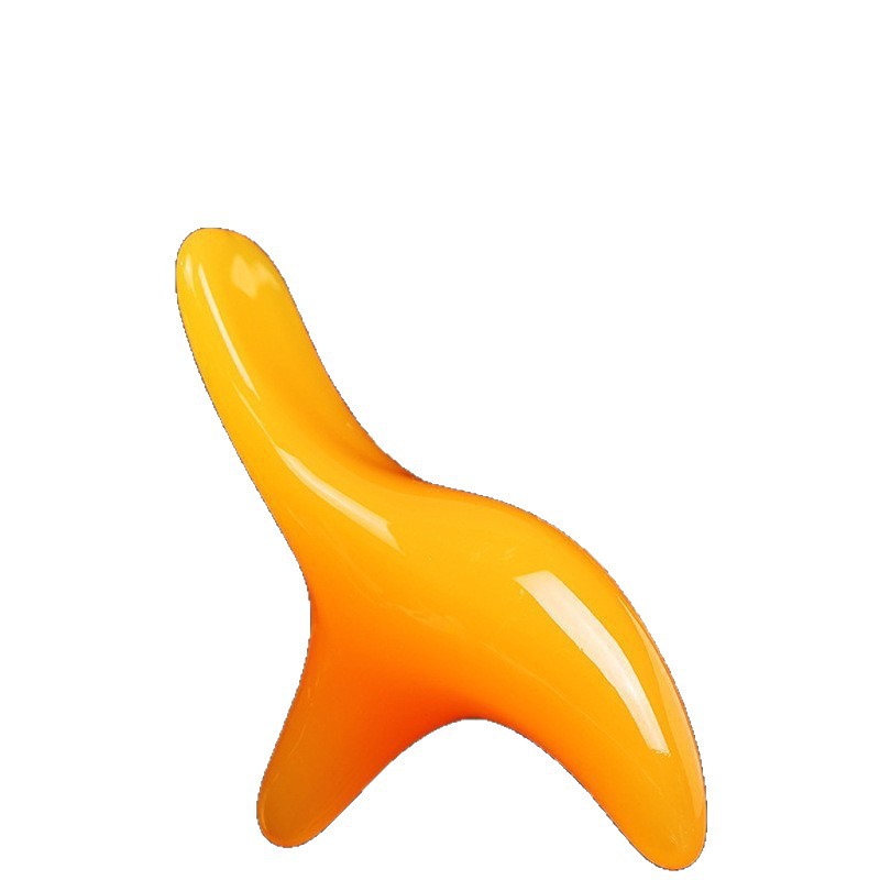 Sandalwood Triangle Bird Gua Sha Acupoint Massage Stick Full Body Facial Foot Tool Natural Resin - Image 5