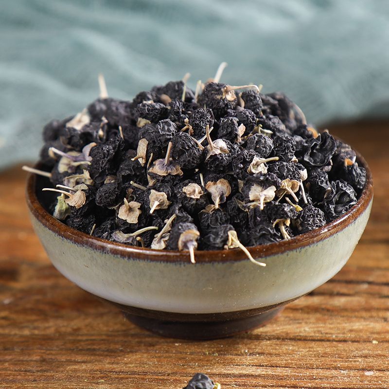 Qinghai Black Goji Berries Hei Gou Qi 100g Jar Dried Lycium Ruthenicum Fruit for Tea and Daily Wellness - Image 2