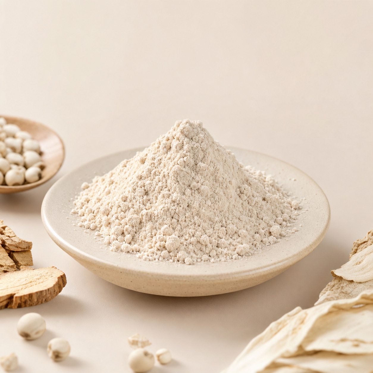 Five Element Herbal Meal Replacement Powder 500g Wu Xing Powder with Euryale Chinese Yam Poria Lotus Seed Coix - Image 3