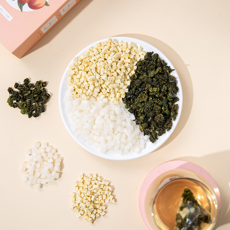 Peach Oolong Tea Mi Tao Wu Long Triangular Tea Bags Cold Brew Fruit Tea 45g - Image 4