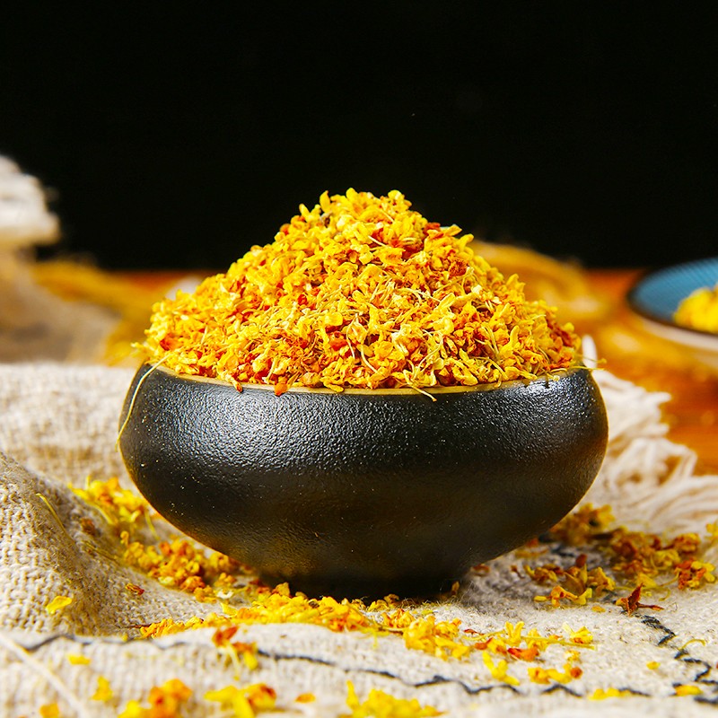Dried Osmanthus Flowers Gui Hua 8A Grade 500g Edible Herbal Tea for Brewing and Culinary Use - Image 4
