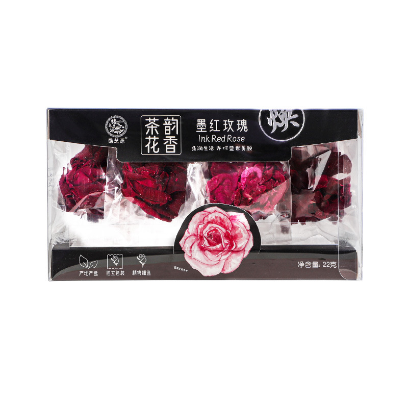 Yunnan Mo Hong Rose Bud Tea Mei Gui Hua 22g Box Sugar Free Edible Herbal Flower Tea Bags - Image 5
