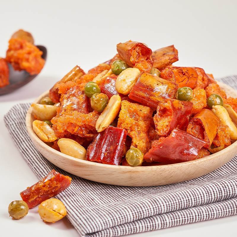 Crispy Chili Peanuts Xiang La Su Sichuan Chongqing Style Spicy Snack 500g Jar - Image 2