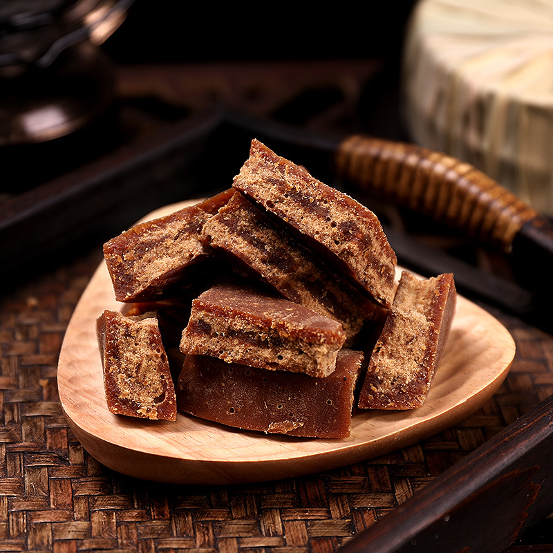 Yunnan Handmade Leaf Wrapped Raw Cane Sugar 500g Traditional Crafted Brown Sugar Brick - Image 3