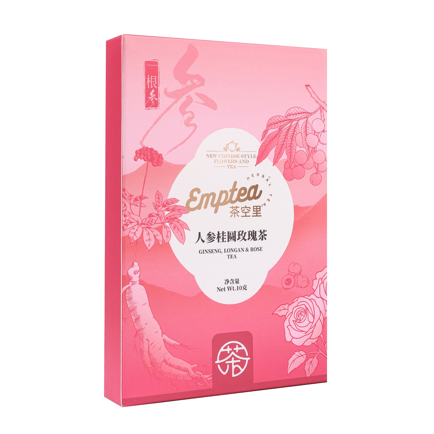 Ginseng, Longan & Rose Tea Bags (Ren Shen Gui Yuan Mei Gui Cha) — Blended Herbal Tea with Goji & Jujube - Image 5